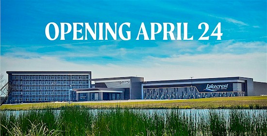 LakeCrest Casino Hotel Opens April 24, 2024