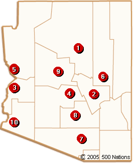 Arizona Casino Map