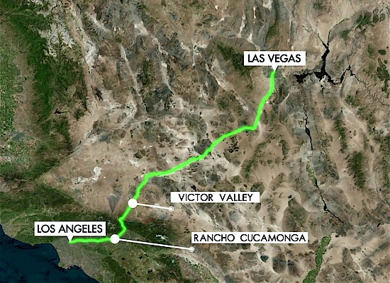 LA-Vegas Rail Route