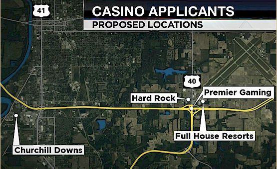 Porposed casino locations in Terre Haute